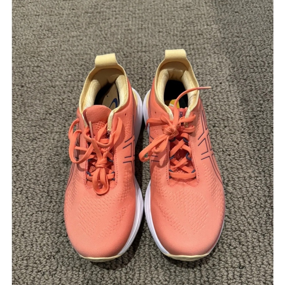 WOMENS ASICS GEL-Nimbus 25 Papaya Dusty Purple - Size 9.5